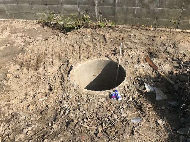 敷地内の井戸