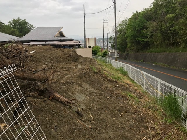 造成工事着手前の空き地