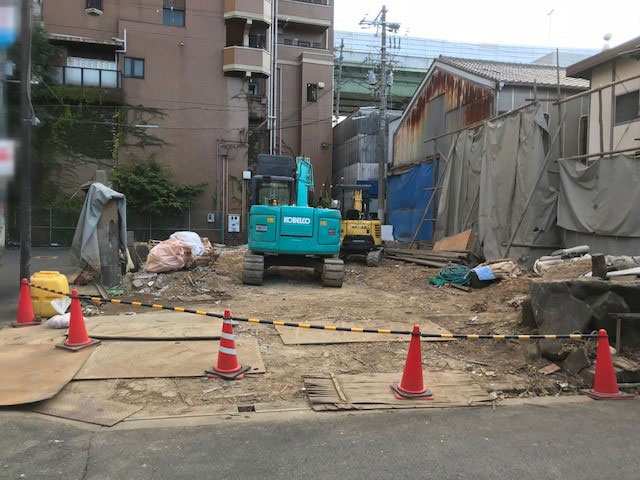 建屋解体完了