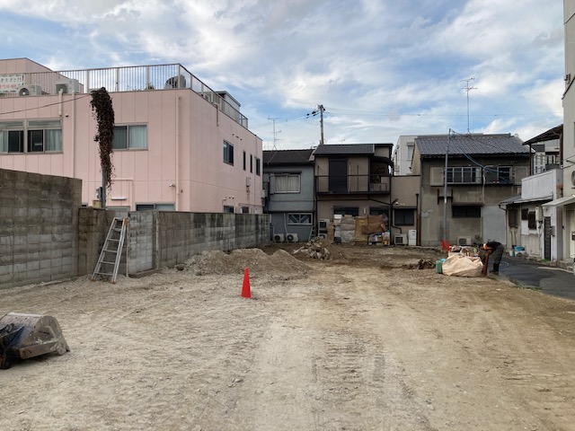 築50年の建物の解体工事　大阪市生野区