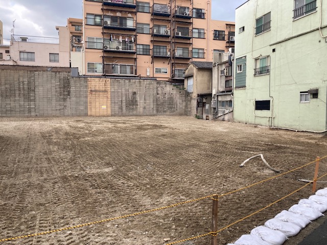 5階建てアパートの解体・撤去　大阪市東住吉区