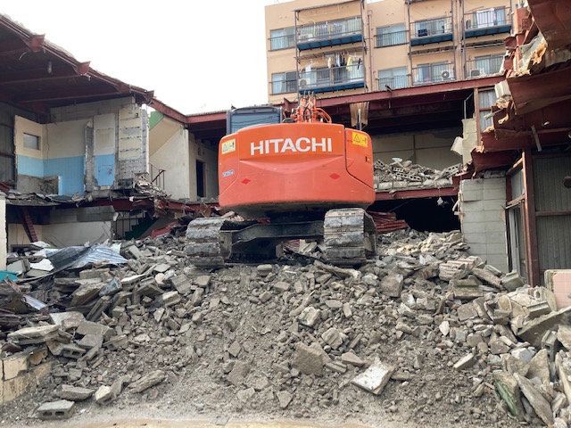 5階建てアパートの解体・撤去　大阪市東住吉区